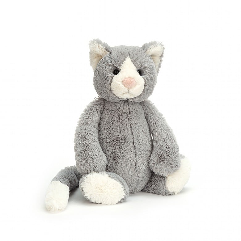 Personalised Jellycat Bashful Cat Teddy - Say it with Bears